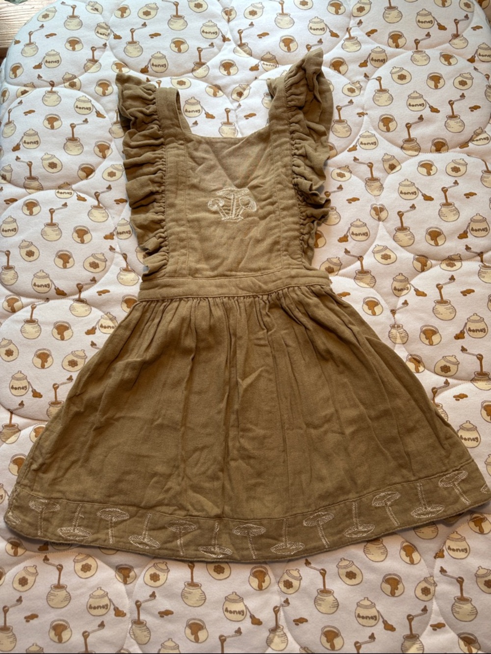Kate Quinn mushroom pinafore